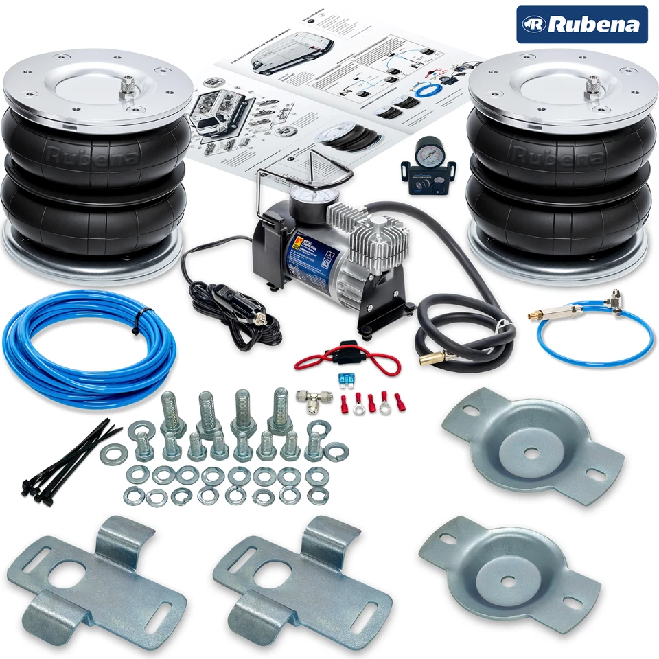 Air suspension kit for Fiat Ducato 1994-2023 - 4000kg - with Comp - Image 1 of 4