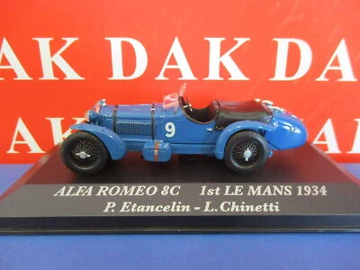 Die cast 1/43 Modellino Auto Alfa Romeo 8C 24H Le Mans 1934 L. Chinetti - Immagine 1 di 4