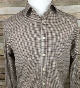 Bills Khakis Men’s Long Sleeve Plaid & Checks Button Medium Shirt Super Nice - Picture 1 of 7