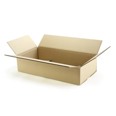 KARTON.EU 40 Zweiwelliger Karton Faltkarton Faltschachteln 586 x 286 x 122 mm