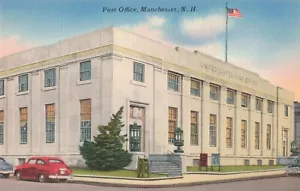Manchester NH Post Office Postkarte D183 - Bild 1 von 2