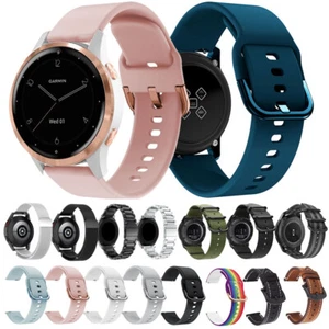for Garmin Vivoactive 4S Vivomove 3S Venu 2S Watch Band Strap Quick Release 18mm - Picture 1 of 69