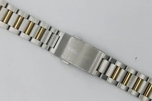 New BD0912 TAG Heuer Mens Watch Bracelet Band Gold FAD018 WAY1151 WAY2151 Links - Picture 1 of 8