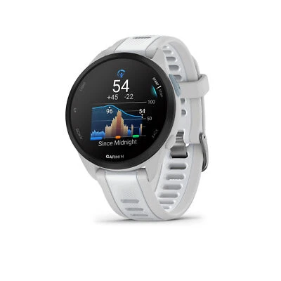 Garmin Forerunner 165 Weiß 4GB Android Smartwatch Sporttracker 1,2" Wi-Fi Touch - Bild 1 von 4
