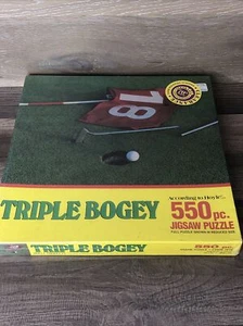 Triple Bogey 550 Piece Jigsaw Puzzle 18"x24" Hoyle Products - Picture 1 of 2