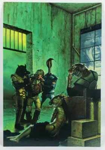 The Art of TSR Colossal Card #22 ALL ANIMALS ARE EQUAL 1996 FRED FIELDS FPG - Picture 1 of 2