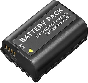 Battery + Charger For DMW-BLK22 Panasonic DC-S5 S5K GH5 II G9 GH5S Mirrorles SLR - Picture 1 of 9