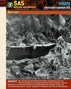 SAS - Special Air Service - Borneo - Infokarte - Bild 1 von 3