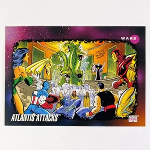Marvel Impel 1992 Atlantis Attacks Wars Card 191 Series 3 MCU Captain America - Picture 1 of 2