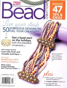 Perlen & Knopf Magazin Okt 2017 #141 Ornamente Boho Chic Tipps Ideen Techniken - Bild 1 von 3
