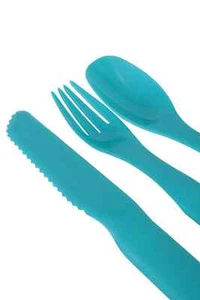 Cutlery Set With Karabiner - Picture 1 of 2