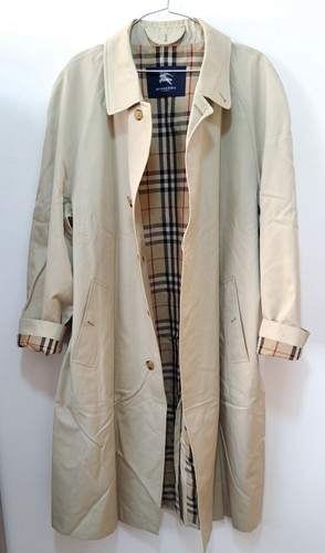 Trench cappotto Burberry london trench check avorio taglia 54 large