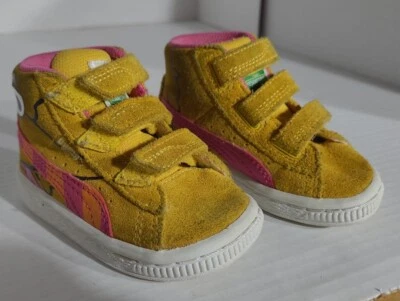 Puma Sesame Street BIG Bird Children's Sneakers Shoes Size 4C - Image 1 of 4