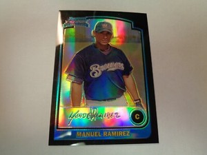 2003 Bowman Chrome Refractor Manuel Ramirez Card #286