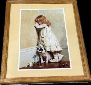 1893 Charles Burton Barber hand painted oil painting English painte C/1/2/7 - Picture 1 of 4