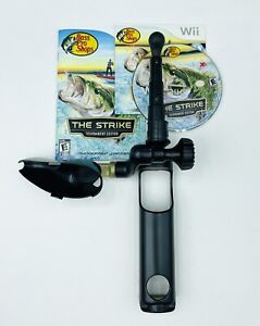Nintendo Wii Bass Pro Shops Game : The Strike,  with Fishing Rod Lightly Used
