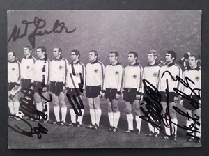 Meksyk 1970 DFB 🇩🇪 7x oryginalna handsigned pocztówka górnik nr 2 unlued rare - Zdjęcie 1 z 2