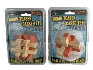 Brainteaser Echtholz 3D Puzzle - Bild 1 von 3