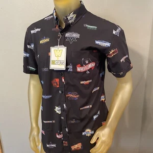Rare Men's Large WrestleMania Wrestle Mania KUNUFLEX Shirt RSVLTS WWF NEW - Picture 1 of 10