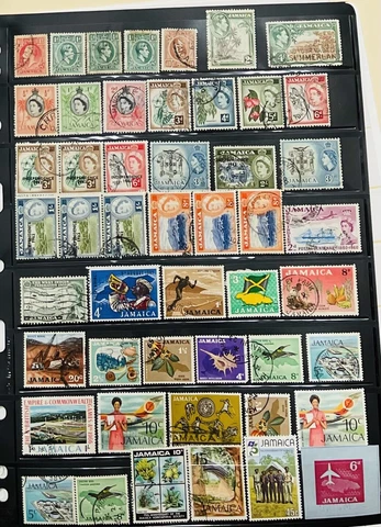 Jamaica Old Stamps - Lot Collection Cover