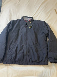 Große Tommy Hilifiger Jacke Mantel Primaloft Insulation Luxe Full Zip Navy Neu! - Bild 1 von 16