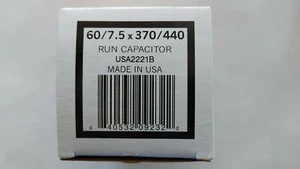 AmRad Round Run Capacitor 60/7.5 MFD 370/440 VAC USA2221B - Picture 1 of 4