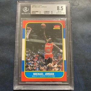 BGS8.5 Michael Jordan Fleer 1986-87 #57 Rookie - Picture 1 of 2