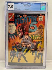 1966 The Fightin' Five #38 CGC 7.0 Charlton Comics - Picture 1 of 2