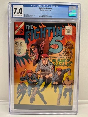 1966 The Fightin' Five #38 CGC 7.0 Charlton Comics - Image 1 of 2