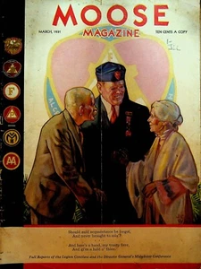 Moose Magazine March 1931 JC White Hanson Booth David E Nichols - Picture 1 of 2