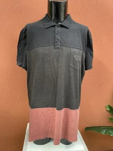 Rip Curl relaxed fit black chest pocket collared polo shirt mens XL - Foto 1 di 8