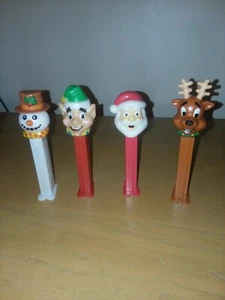Pez Dispensador Navidad Set 2002 Nuevo en Paquete Lote de 4 - Imagen 1 de 4