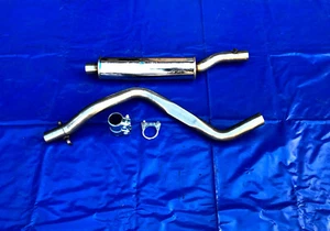  VW Scirocco 1 Golf 1  + Cabrio  Edelstahl Vorschalldämpfer  45 mm VSD Jetta 1 - Bild 1 von 1