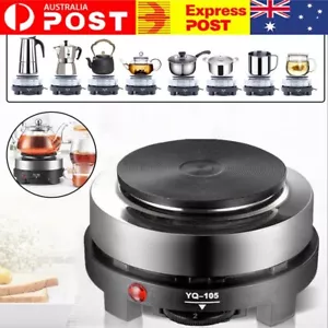 AU STOCK Electric Hot Plate Cooker Countertop Camping Burner Stove Kettle Pot - Picture 1 of 12