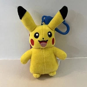 Pokemon Clip On Pikachu Bag Back Pack Clip-On Plush NWT - Picture 1 of 9