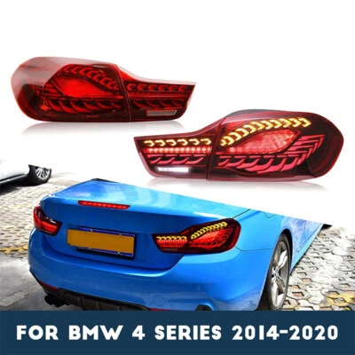 Red LED Tail Lights Start UP Animation For BMW M4 F32 F33 F36 F82/83 2014-2020 - Image 1 of 4