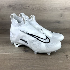 Nike Men's Sz 8 Alpha Menace Elite 3 Flyknit Football Pure Platinum CT6648-109 - Imagen 1 de 8