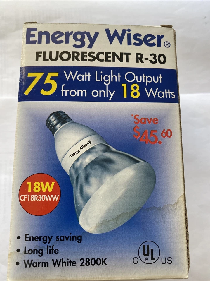 BulBrite  CF18R30WW 18 Watts Energy Saving  Warm white 2800K Replaces 75 Watt - Image 1 of 4