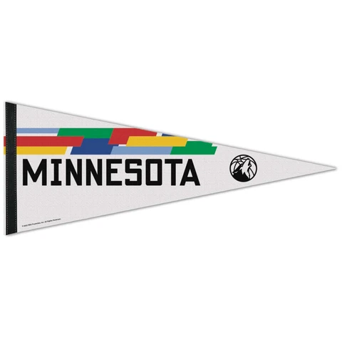WinCraft Minnesota Timberwolves 12" x 30" 2022/23 City Edition Premium Pennant Cover
