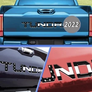 Tundra Tailgate American flag Letters. 2022 2023 Will not fit other years. - Picture 1 of 7