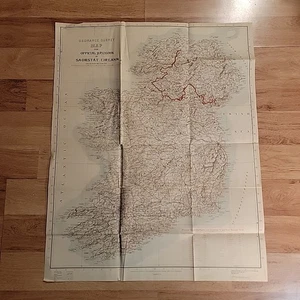 Saorstat Eireann Irish Free State Map 1931 - Picture 1 of 8