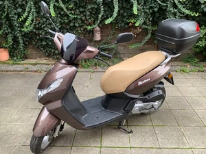 Roller Peugeot Kisbee braun 50 ccm inclusive Top Case - Bild 1 von 9