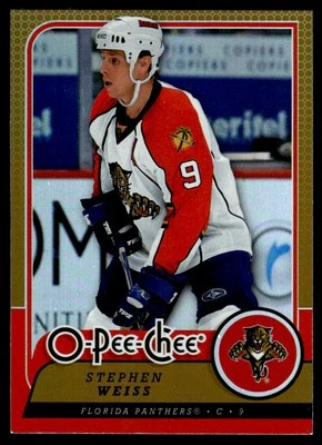 2008-09 O-Pee-Chee Gold Stephen Weiss Florida Panthers #328 - Image 1 of 2