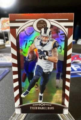 2020 Panini Legacy - Tyler Higbee #98 Premium Edition Mini Ruby /75 - Image 1 of 2