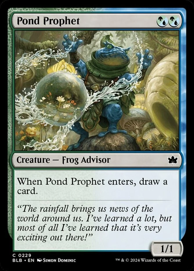 x1 Pond Prophet - Bloomburrow - NM - MTG - Image 1 of 1