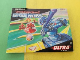 Nintendo NES Instruction Manual Cyber Stadium Series Base Wars