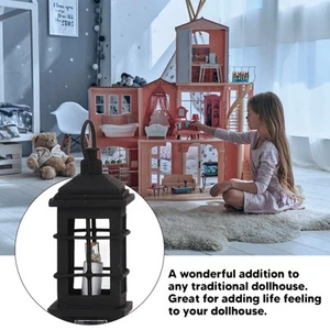 Dollhouse Lantern 1:12 Scale Modern Style Doll House Miniature Lamp Light . - Picture 1 of 22