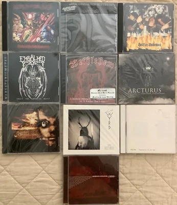 10 CD LOT BLACK METAL BETHLEHEM EMBALMED ARCTURUS GAHHL'S WYRD HOLOCAUST SANCTUS - Image 1 of 4