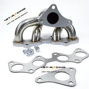 Colector de escape turbo brida TD04 para Toyota Starlet 1996-1999 EP91 4E-FTE 1,3 L - Imagen 1 de 5