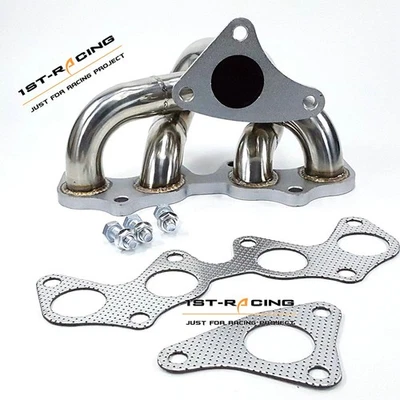 TD04 Flange Turbo Exhaust Manifold For 1996-1999 Toyota Starlet EP91 4E-FTE 1.3L - Image 1 of 4